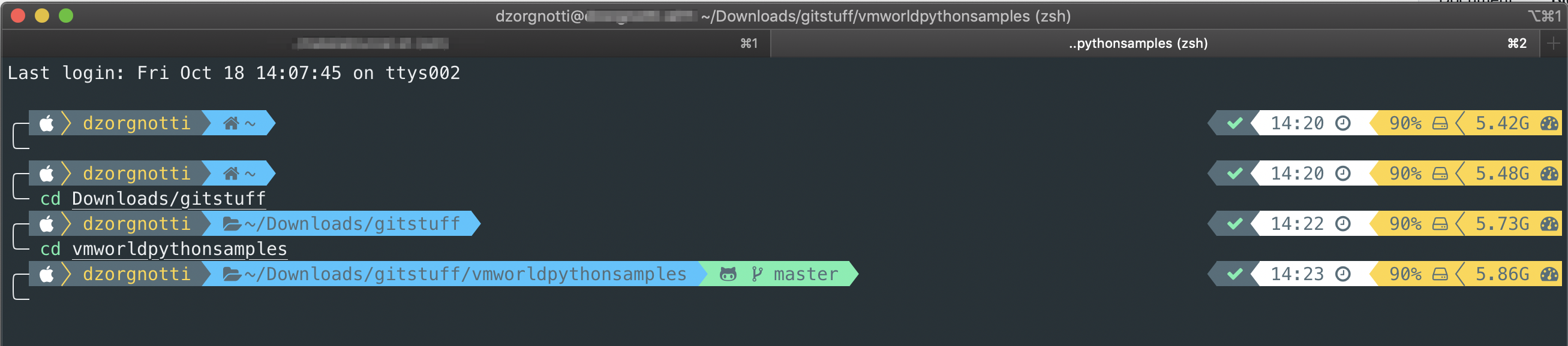 My ZSH Shell Image Caption