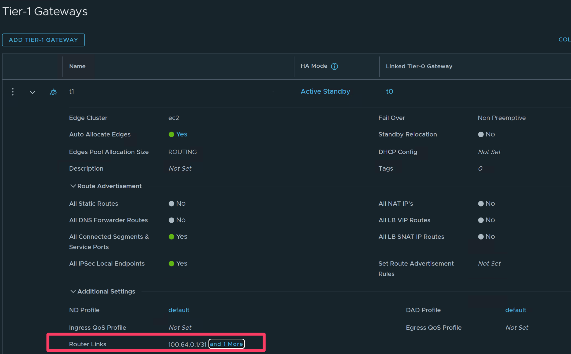 NSX-T Router Link Image Caption